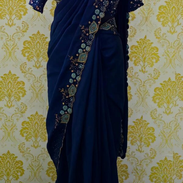 Designer Saree with Refined Ethnic Elegance